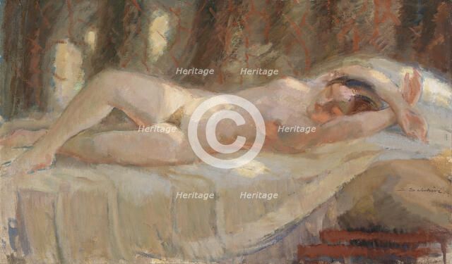 Reclining Nude. Creator: Santeri Salokivi.