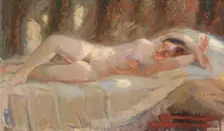 Reclining Nude. Creator: Santeri Salokivi