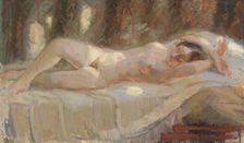 Reclining Nude. Creator: Santeri Salokivi