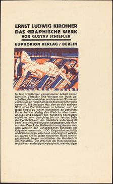 Reclining Nude with Cat (Illustration for Ernst Ludwig Kirchner: Das Graphische Werk), 1924. Creator: Ernst Kirchner