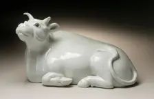 Reclining Ox, 19th century. Creator: Unknown
