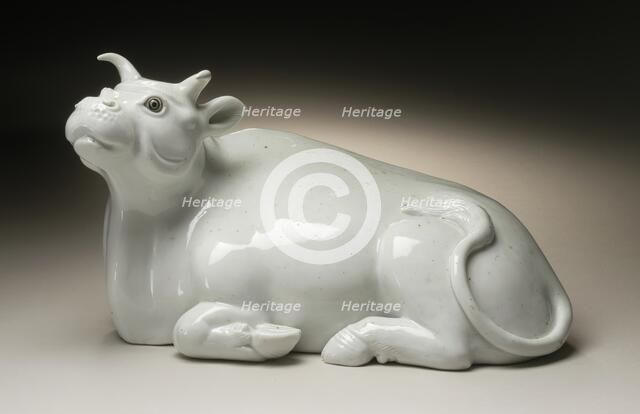 Reclining Ox, 19th century. Creator: Unknown.