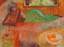 Reclining Odalisque, 1933. Creator: Sigrid Hjerten