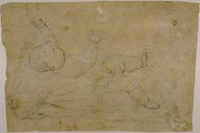 Reclining Child, c. 1670. Creator: Luca Giordano