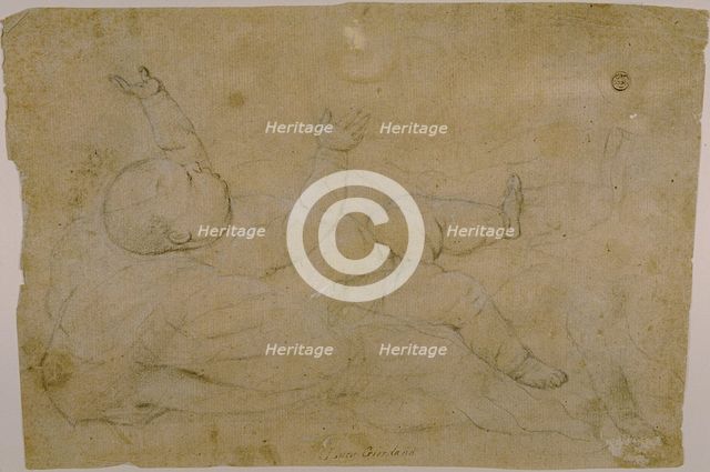 Reclining Child, c. 1670. Creator: Luca Giordano.