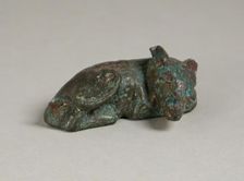 Reclining Dog (?), Probably Roman Period (30 BCE-395 CE). Creator: Unknown