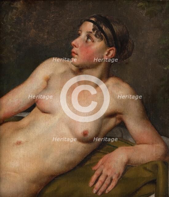 Reclining Female Nude, 1811. Creator: CW Eckersberg.