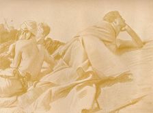 Reclining Figures (David in Saul's Camp) c1905. Artist: John Singer Sargent