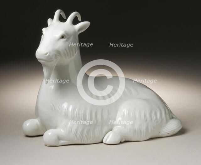 Reclining Goat, 19th century. Creator: Unknown.