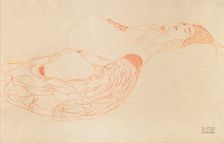 Reclining Semi-Nude (Masturbating), 1912-1913. Artist: Klimt, Gustav (1862-1918)