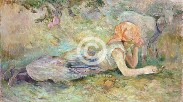 Reclining shepherdess, 1891.