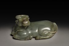 Reclining Water Buffalo, 1644-1911. Creator: Unknown