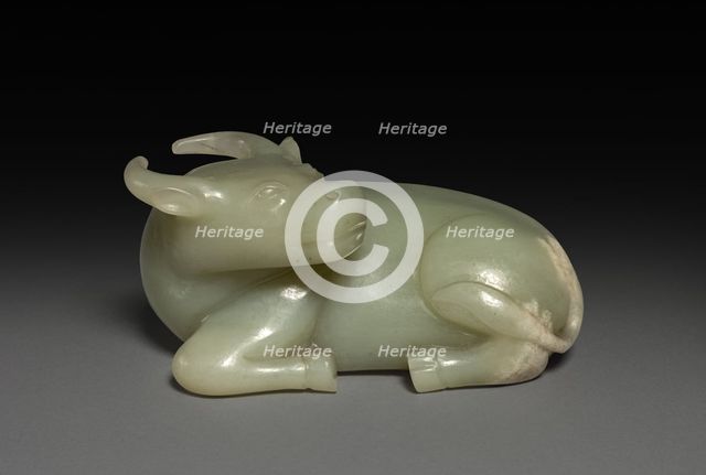 Reclining Water Buffalo, 1736-1795. Creator: Unknown.