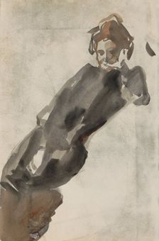 Reclining woman, 1875-1934. Creator: Isaac Lazerus Israels
