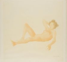 Reclining Woman, 1902. Creator: Theophile Alexandre Steinlen