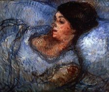 Reclining Woman 1908, painting by Isidre Nonell