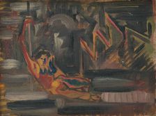 Reclining Woman, 1930-1940. Creator: Arnold Peter Weisz-Kubincan