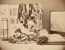 Reclining Woman Reading, c1885. Creator: Unknown