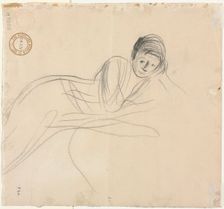 Reclining Woman (verso), 1915. Creator: Jean Louis Forain (French, 1852-1931)