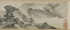 Recluse Dwellings in the Autumn Mountains, China, Ming dynasty (1368-1644), 1621. Creator: Mi Wanzhong