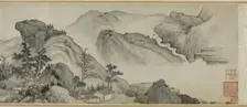 Recluse Dwellings in the Autumn Mountains, China, Ming dynasty (1368-1644), 1621. Creator: Mi Wanzhong