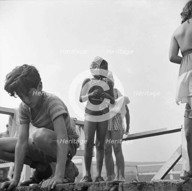 Recreation at Camp Christmas Seals, Haverstraw, New York, 1943. Creator: Gordon Parks.