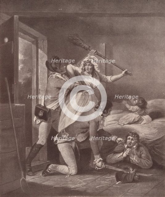 'Recruit Deserted', 1791 (1909). Artist: George Keating.