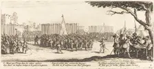 Recruitment of Troops, c. 1633. Creator: Jacques Callot