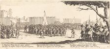Recruitment of Troops, c. 1633. Creator: Jacques Callot