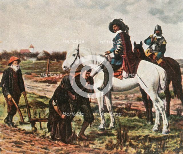 Recruiters in the time of the Thirty Year War, 1618-1648, (1936).  Creator: Unknown.