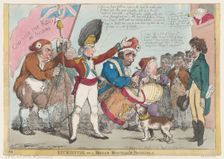 Recruiting on a Broab [sic] Bottom'd Principle , May 1806., May 1806. Creator: Thomas Rowlandson