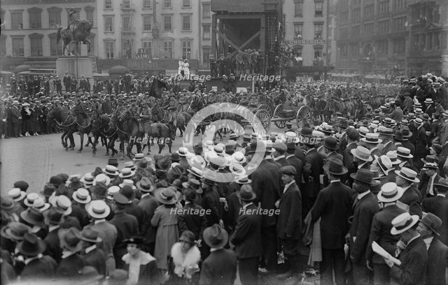 Recruiting Parade, 1917. Creator: Bain News Service.