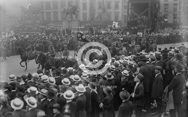 Recruiting Parade, 1917. Creator: Bain News Service.