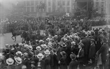 Recruiting Parade, 1917. Creator: Bain News Service