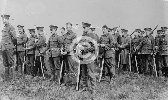 Recruits, Aldershot, H.A.C. Fargo Camp, 1914, 1914. Creator: Bain News Service.