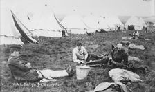 Recruits, Aldershot, H.A.C. Fargo Camp. 1914, 1914. Creator: Bain News Service