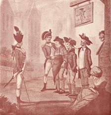 Recruits c18th century (1909). Artist: Watson & Dixon