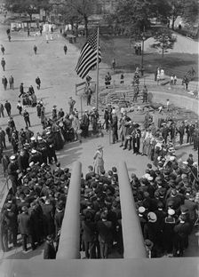 Recruits on U.S.S. Recruit, 1917. Creator: Bain News Service