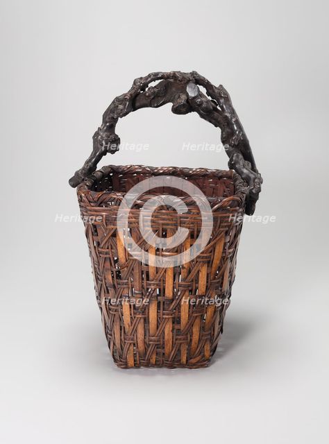 Rectangular Flower Basket, c. 1900. Creator: Unknown.
