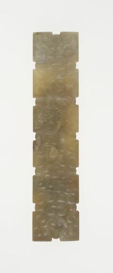 Rectangular Plaque, Eastern Zhou dynasty, (c. 770-256 B.C.), 5th century B.C. Creator: Unknown
