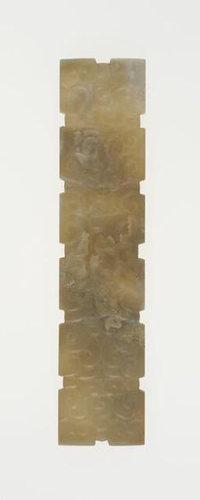 Rectangular Plaque, Eastern Zhou dynasty, (c. 770-256 B.C.), 5th century B.C. Creator: Unknown