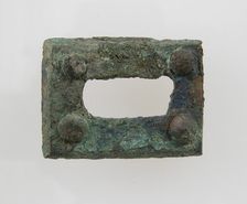 Rectangular Plaque, Frankish, 500-700. Creator: Unknown