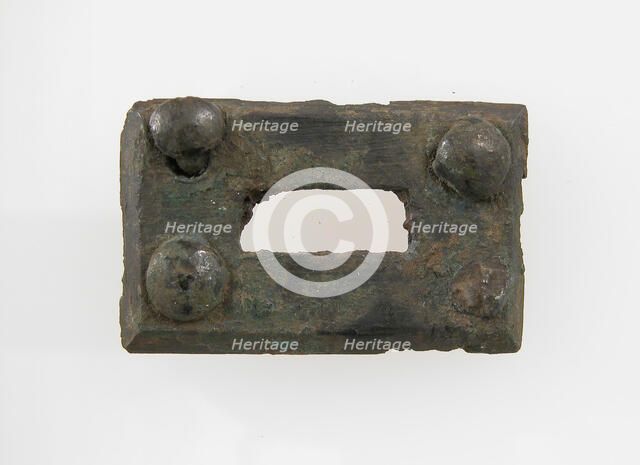 Rectangular Plaque, Frankish, 500-700. Creator: Unknown.
