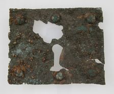 Rectangular Plaque, Frankish, 6th-7th century. Creator: Unknown