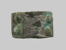 Rectangular Plaque, Frankish, 7th century. Creator: Unknown