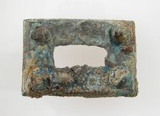 Rectangular Plaque, Frankish, middle of 6th century. Creator: Unknown