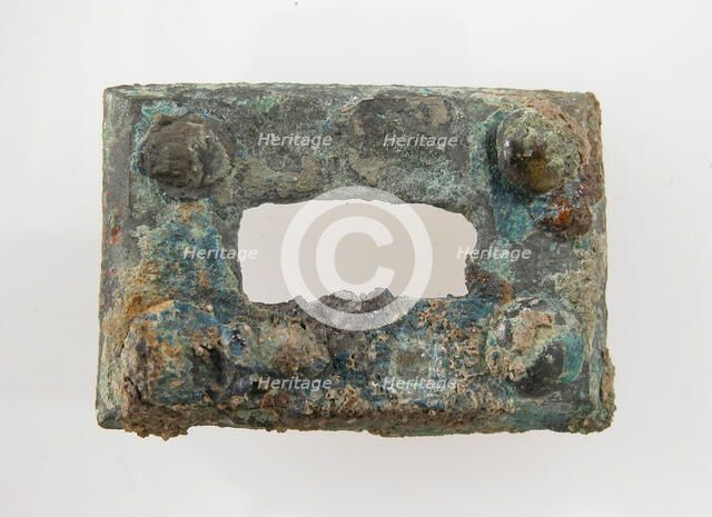 Rectangular Plaque, Frankish, middle of 6th century. Creator: Unknown.