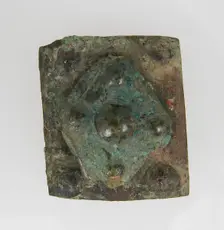 Rectangular Plaque, Frankish, middle of 6th century. Creator: Unknown