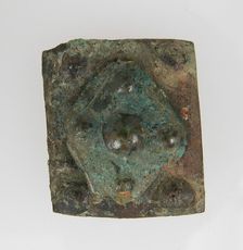 Rectangular Plaque, Frankish, middle of 6th century. Creator: Unknown