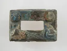 Rectangular Plaque, Frankish, middle of 6th century. Creator: Unknown